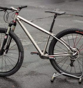 Cysco Cycles titanium 650B hardtail mountain bike
